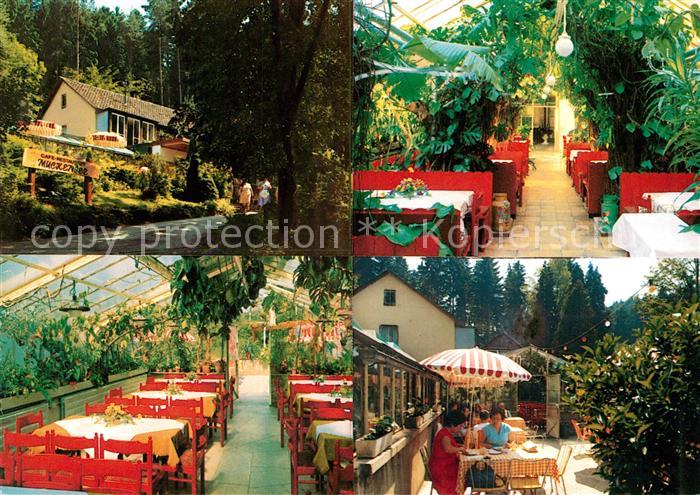 Lorch Wuerttemberg Waldcafe Restaurant Muckensee Terrasse Wintergarten