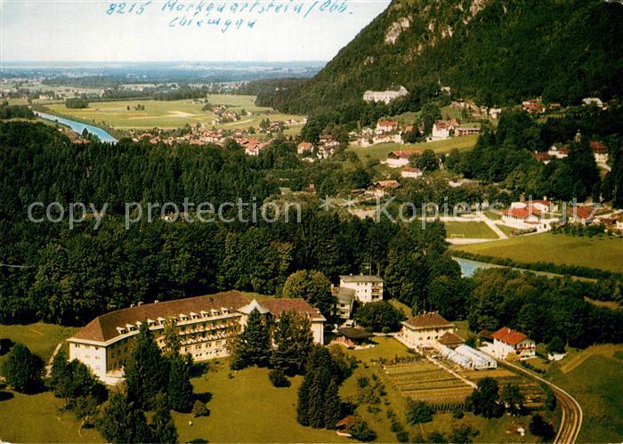 Marquartstein Kneippsanatorium Chiemgau Fliegeraufnahme