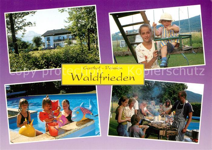 Strass Attergau Gasthof Pension Waldfrieden Swimming Pool Grillen
