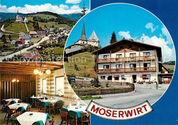 Deutsch-Griffen Gasthof Moserwirt Ortsansicht mit Kirche