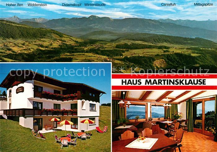 Sulzberg Vorarlberg Gaestehaus Pension Haus Martinsklause Alpenpanorama Fliegera