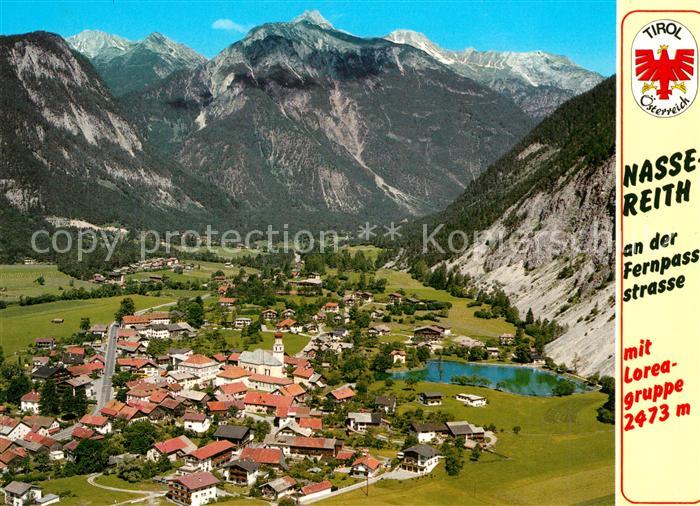 Nassereith Sommer- und Wintererholungsort mit Loreagruppe Alpenpanorama Fliegera