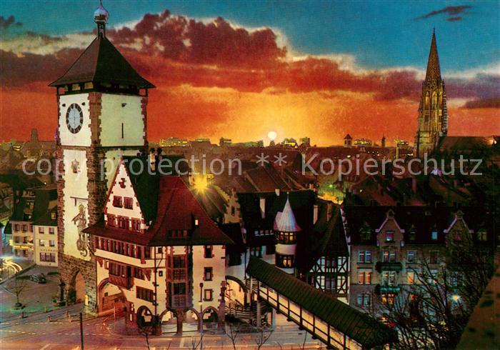 Freiburg Breisgau Schwabentor Altstadt Muenster