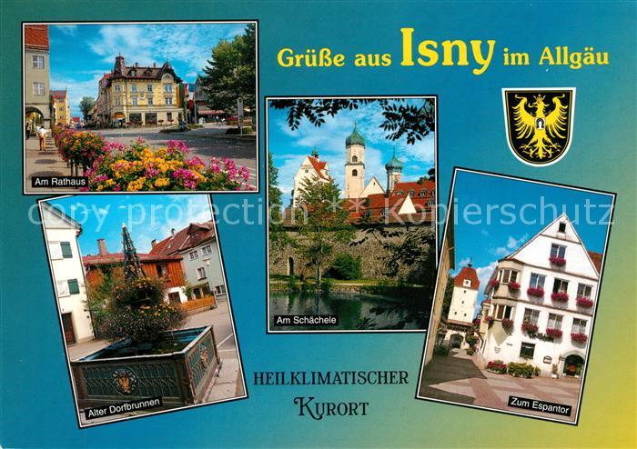 Isny Allgaeu Rathausschaechele Espantor Dorfbrunnen