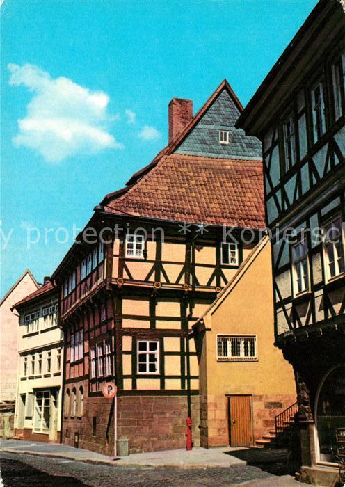 Nordhausen Thueringen Barfuesserstrasse 6 Fachwerkhaus