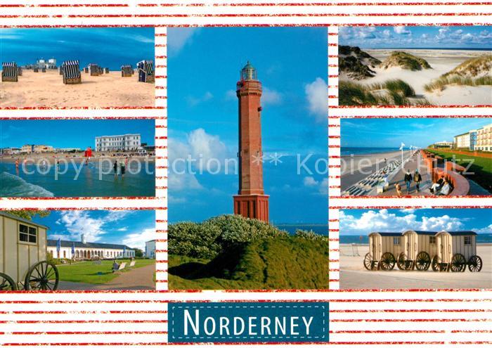 Norderney Nordseebad Leuchtturm Strand