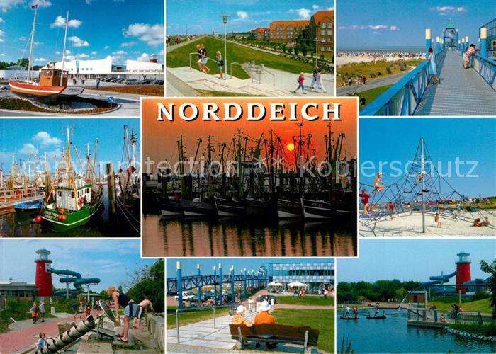 Norddeich Ostfriesland Fischerboote Klettergeruest
