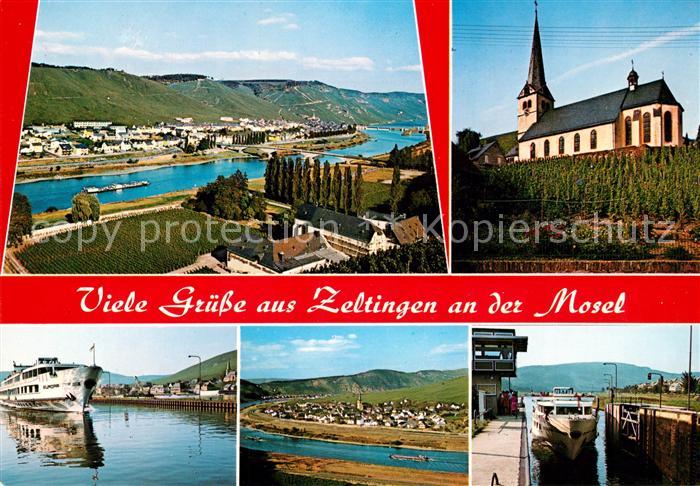 Zeltingen-Rachtig Schiffsschleuse Kirche