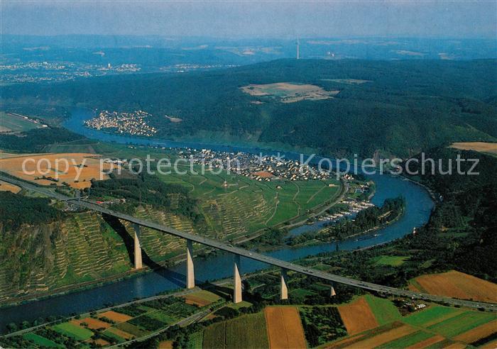 Dieblich Moseltalbruecke Fliegeraufnahme