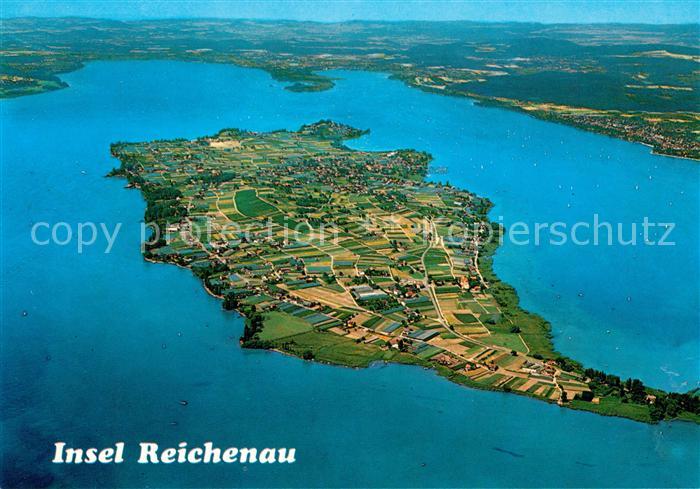 Insel Reichenau Fliegeraufnahme