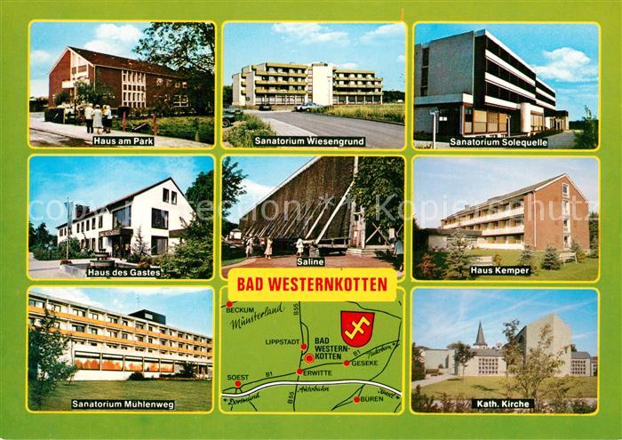 Bad Westernkotten Sanatorium Solequelle Haus Kemper Saline Sanatorium Muehlenweg