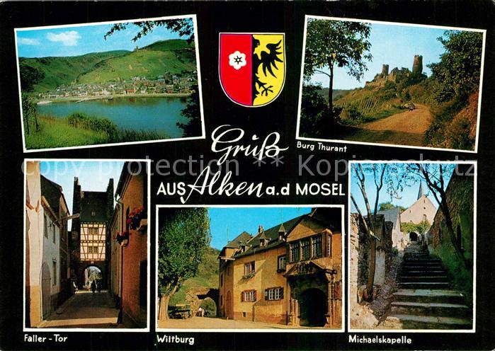 Alken Koblenz Panorama Moseltal Burg Thurant Faller Tor Wiltburg Michaelskapelle