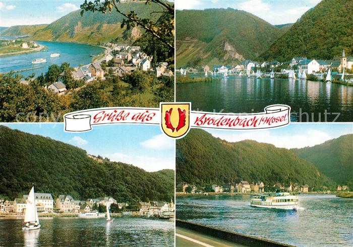 Brodenbach Panorama Moseltal Ausflugsdampfer Mosel Segeln