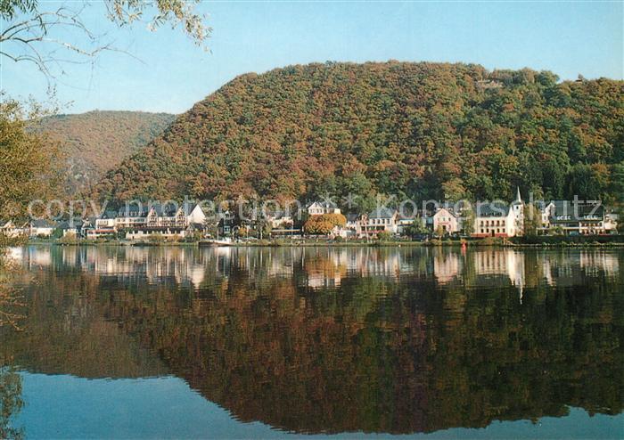 Brodenbach in Herbststimmung Mosel Wasserspiegelung