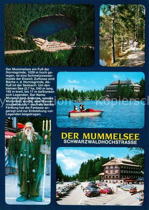 Mummelsee Berghotel Schwarzwaldhochstrasse Neptun Sagenfigur