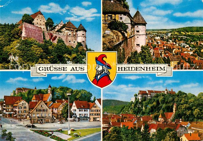 Heidenheim Brenz Teilansichten mit Schloss