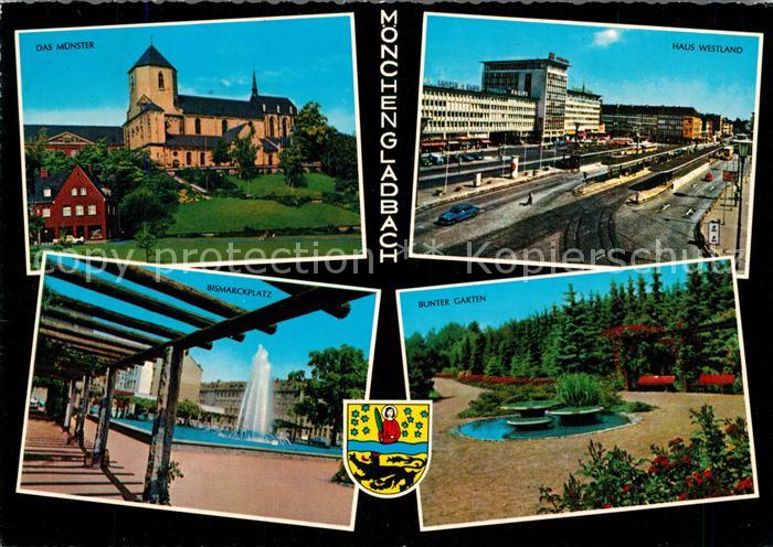 Moenchengladbach Muenster Haus Westland Bismarckplatz Bunter Garten