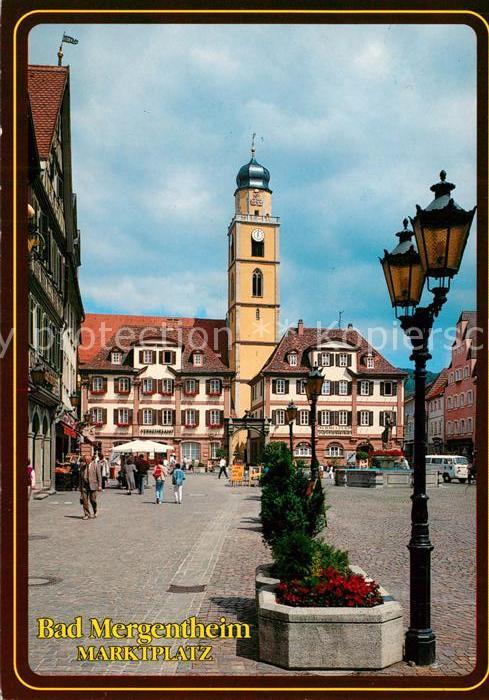 Bad Mergentheim Marktplatz Laterne Rathaus