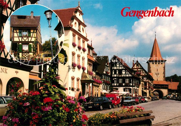 Gengenbach Oberer Torturm Fachwerkhaeuser Ehemalige freie Reichsstadt im Kinzigt