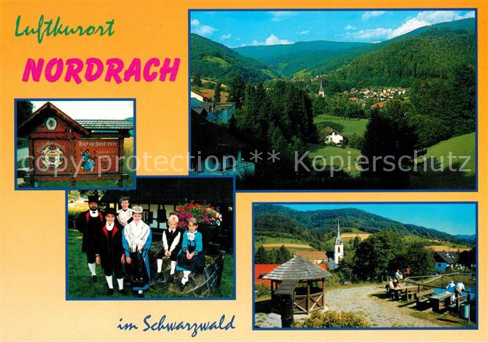 Nordrach Landschaftspanorama Luftkurort Schwarzwald Trachten