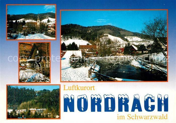 Nordrach Teilansichten Luftkurort im Schwarzwald Winterlandschaft