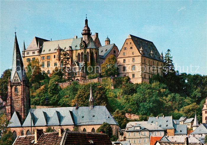 Marburg Lahn Altstadt Kirche Schloss