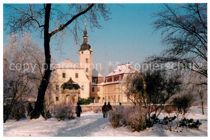 Machern Schloss im Winter