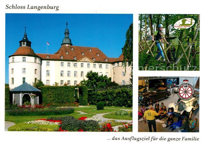 Langenburg Wuerttemberg Schloss Park Pavillon Kletterwald Oldtimer