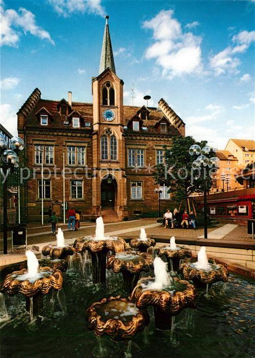 Broetzingen Altes Rathaus Buergerbrunnen