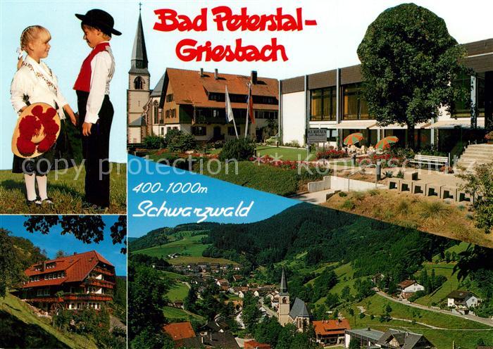 Bad Peterstal-Griesbach Kinder Trachten Hotel Restaurant Kurhaus Panorama Heilba