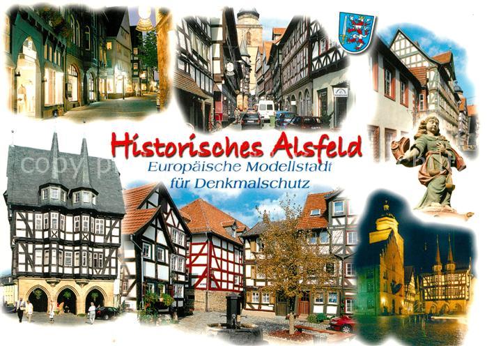 Alsfeld Historische Altstadt Europaeische Modellstadt fuer Denkmalschutz