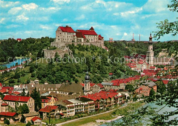 Burghausen Salzach Altstadt Kirche laengste Burg Deutschlands