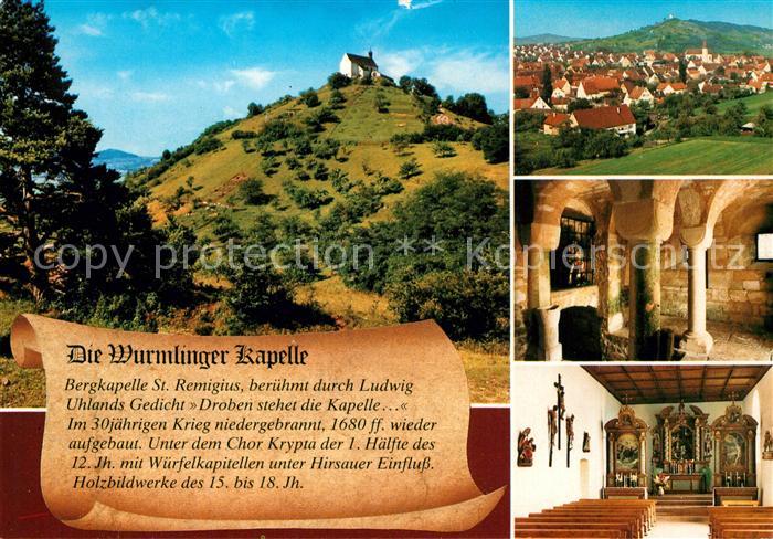 Wurmlingen Rottenburg Wurmlinger Kapelle Chronik Panorama