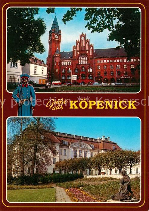 Koepenick Rathaus Schloss Denkmal Statue Hauptmann von Koepenick