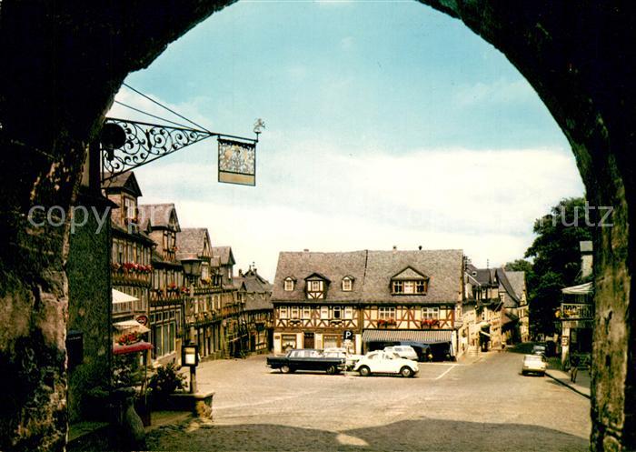 Braunfels Marktplatz Altstadt Fachwerkhaeuser