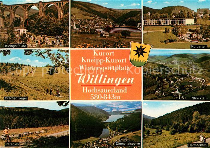 Willingen Sauerland Kleingolfplatz Drachenflieger Paradies Diemeltalsperre Herme