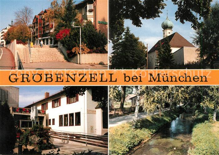 Groebenzell Rathaus Kirche