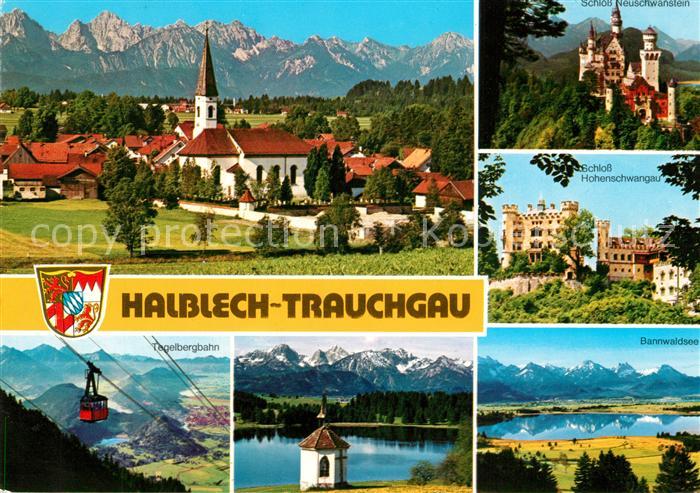 Trauchgau Schloss Hohenschwangau Bannwaldsee Seilbahn