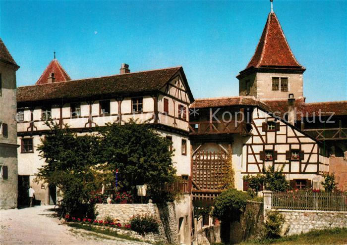 Harburg Schwaben Inneres Schlosstor Fallgatter