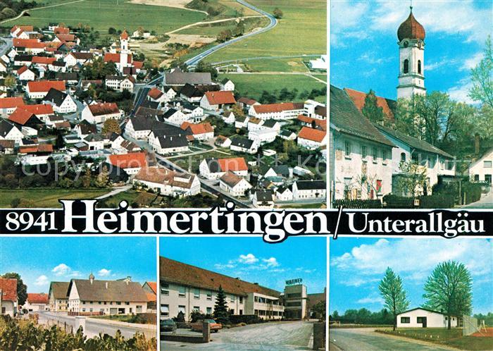 Heimertingen Kirche Fliegeraufnahme