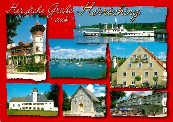 Herrsching Ammersee Gasthof zur Post Personenschiffahrt Diessen