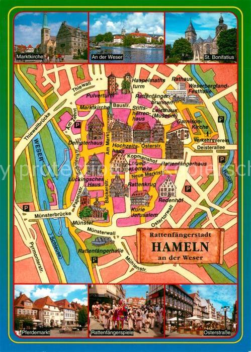 Hameln Weser St. Bonifatius Osterstrasse Pferdemarkt