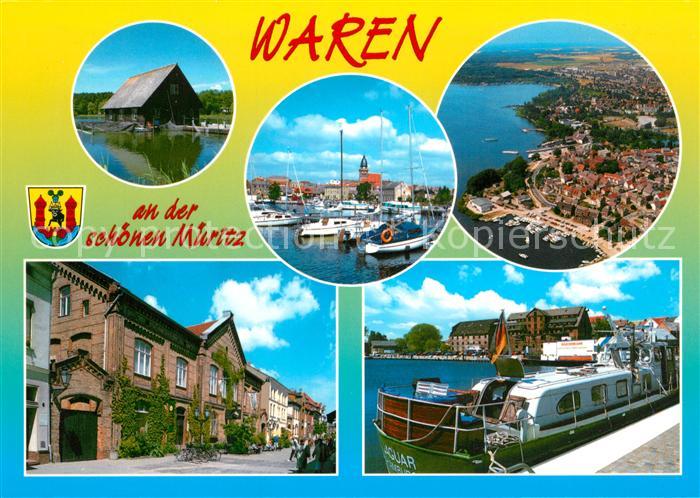 Waren Mueritz Fliegeraufnahme Hafen