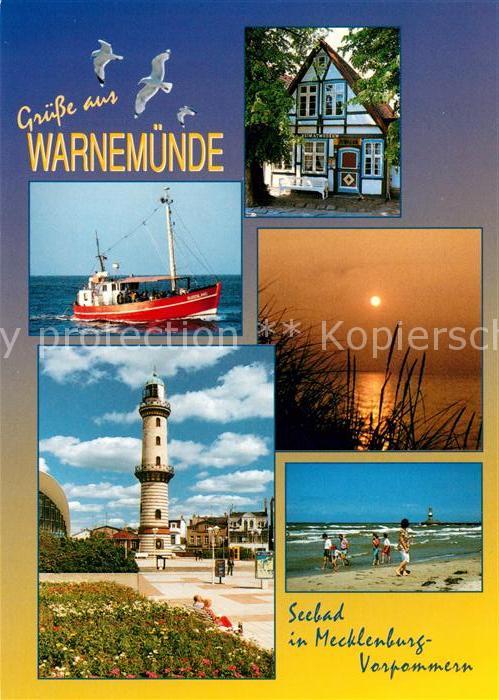 Warnemuende Ostseebad Boot Leuchtturm Heimatmuseum