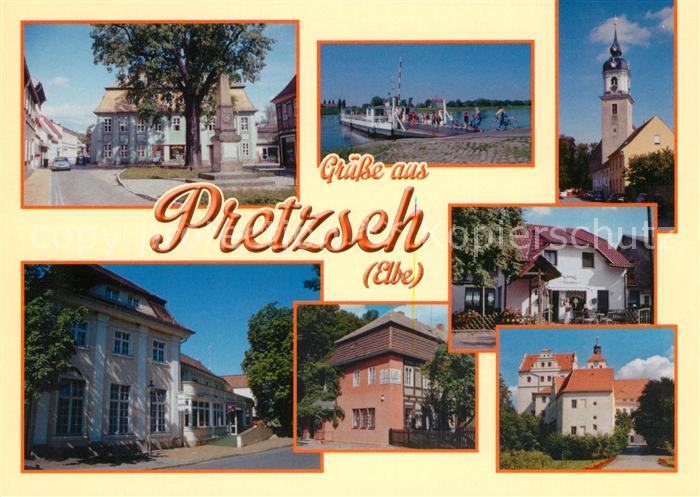 Pretzsch Elbe Wieckhaus Faehre Kirche Parkhotel