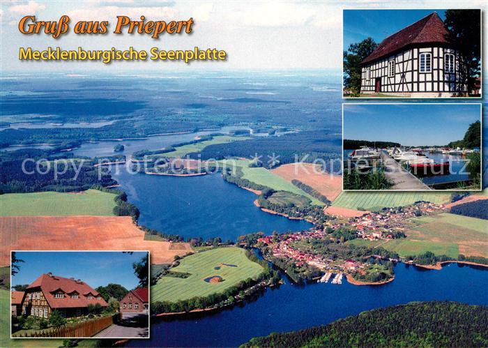 Priepert Fliegeraufnahme Kirche Marina am Ellbogensee