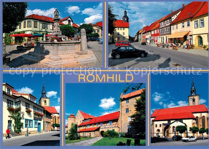 Roemhild Stiftskirche Schloss Gluecksburg Griebelstrasse