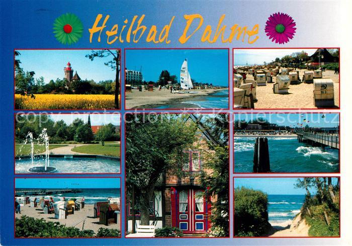 Dahme Ostseebad Strand Brunnen Segelboot