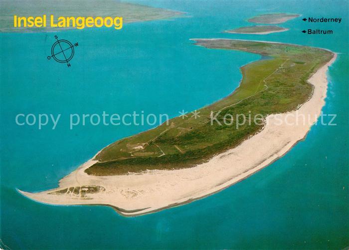 Langeoog Nordseebad Fliegeraufnahme Norderney Baltrum