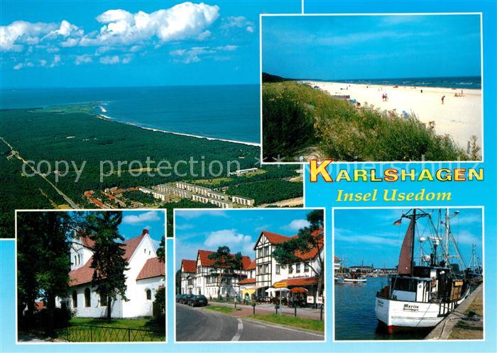 Karlshagen Fliegeraufnahme Hafen Kirche